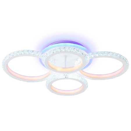 LED ceiling LED with RGB backlight and Ambrella Light, Original, FA9524, 4XLED, 92 W, 6900LUM, 3000, 6400K, white color