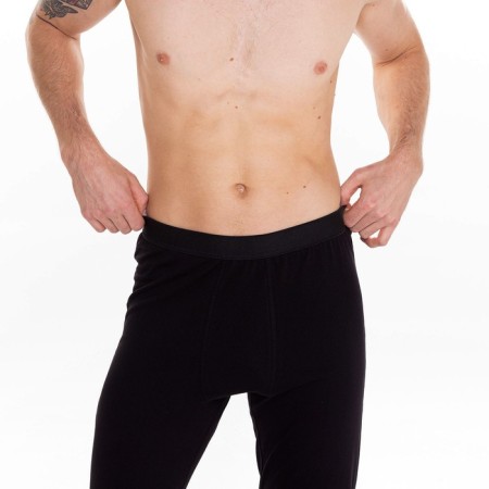 Male thermal underwear (pants), black color, size 56-2