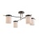Freya FR5377CL-04B Bogy, 950x950x330 mm ceiling lamp, E14, 4x40W, black color black