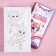 Confectionery tiles "for the princess" with coloring, 100 g.