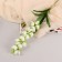 Artificial flowers "Sadovy Dremlik" 3x84 cm, white