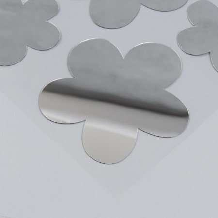 Interior mirror sticker "flowers" 38x31 cm-2