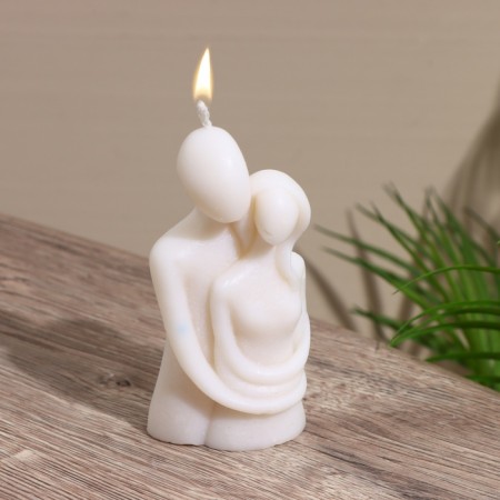 Candle "two" 5x7x14 cm, soy wax mix-1