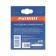 The grindal triangle on Velcro Patriot, 80x80x80mm, P60, 6 holes, 5 pcs.