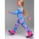 Thermal complex for girls: trousers, sweatshirt, height 122 cm