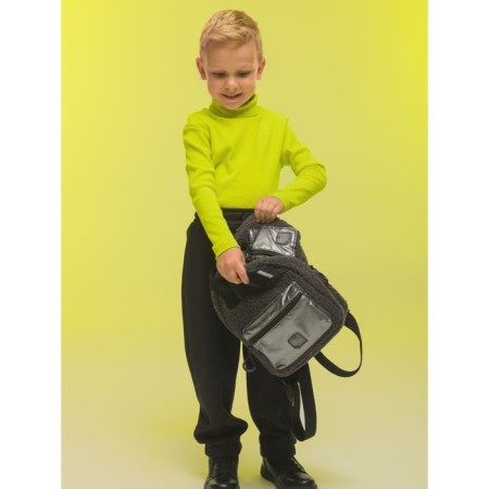 Baby bag, size 9.5x21x26.5 cm, black color-6