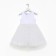 Children's dress with beads kaftan p. 36 (134-140 cm), white