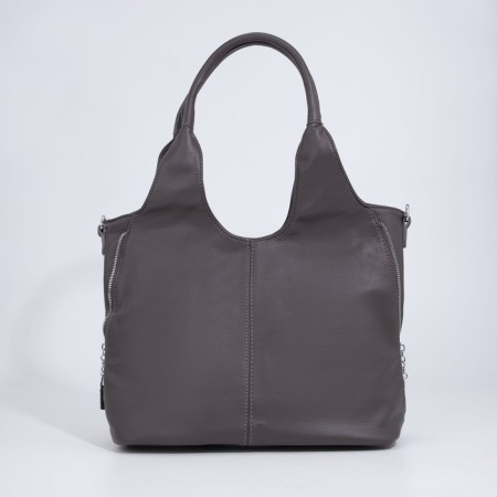 Lurch bag with lightning, the color is gray-brown