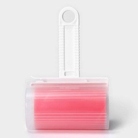 A video for cleaning clothes in a silicone case, 17 × 11 × 6 cm, pink color-4
