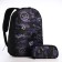 School backpack with a pen-hop, 42x28x13 cm, black color