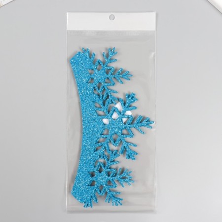 Harvesting for creativity "Crown", Blue color, 18 cm (set 2 pcs)-3
