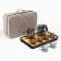 A set for the tea ceremony 9 items, for 6 people, a cup, a kettle, an hour