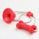 A toy for dogs "bone on a suction cup", 40 cm, red