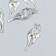 Decor for creativity Metal "Elegant Kosul" set 6 pcs silver 1.8x4.8 cm
