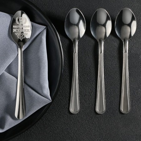 Gift set of teaspoons "real peasant", 4 pcs-5