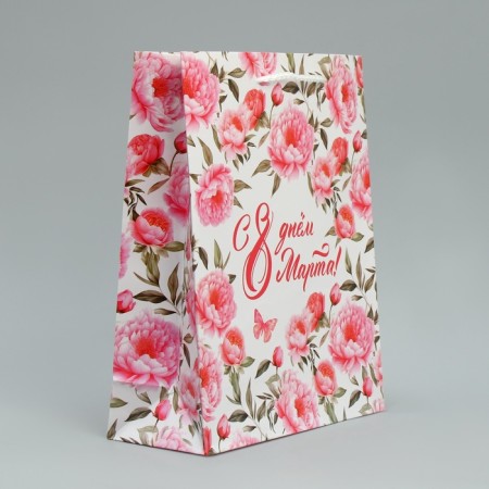 Gift Package Laminated, Packaging, “March 8”, ML 21 x 25 x 8 cm-3
