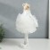 Interior doll "Princess in a white outfit, with heart" 43x18x19.5 cm