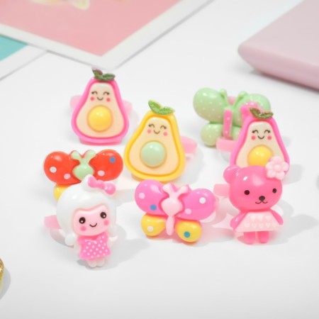 Children's ring "chosen" toys, mix shape, color, dimensionless