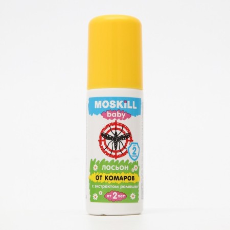Moskill Baby mosquito lotion, with chamomile extract, for children from 2 years old, 100 ml-3