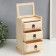 Browner for painting a tree with a mirror "chest of drawers 3 boxes" 22x14.5x10 cm