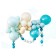 Set for creating compositions from balloons, set of 52 pcs., Blue, sand, turquoise