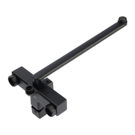 Accoona A71131F bath mixer, 25 mm cartridge, pour 35 cm, brass, black-1