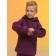 Children's sweatshirt, height 92 cm, burgundy color