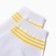 Women's socks, white/yellow color, rr 25