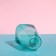 Pot for orchids, 1.5 l, 13 × 17 cm, plastic, transparent-turquoise