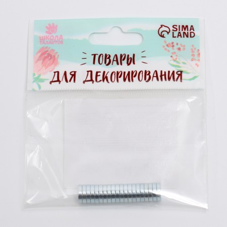 The magnet is neodymium, size 1 pc. - 8 × 8 × 2 mm, set 20 pcs.-6