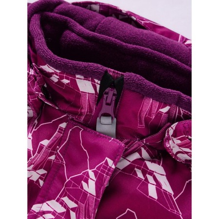 Ski costume for a girl, height 86 cm, raspberry color-10