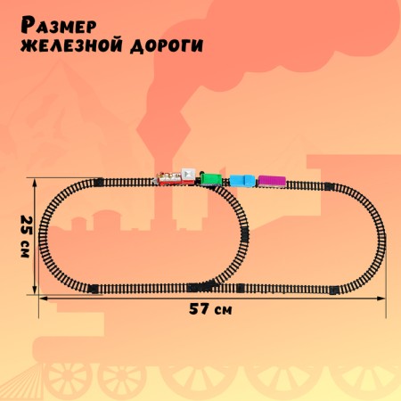 Rail Road "Small Train", works from batteries-1