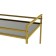 Serving table "Paint", 680 × 430 × 820 mm, color gold