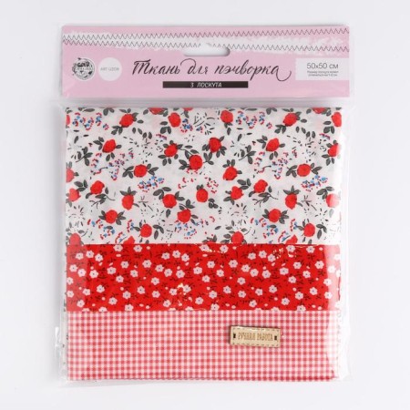 Patchwork fabric 3 Luzhaika flap, 50 × 50 cm-1
