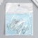 Decor for creativity Metal "Kit with an asterisk" silver set 12 pcs 1.5x1.9 cm