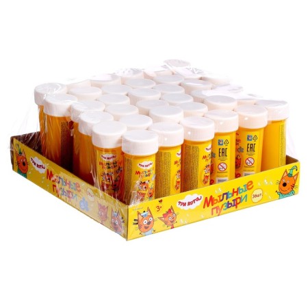 Soap bubbles "Three cats", 60 ml