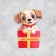 Postcard –Convert for money "Puppy", 11.5 x 16.5 cm