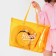 Bag Women's Beach Beach Please, 50x35x11 cm, orange color