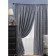 Set of curtains on the braid Domino, size 400x270 cm, tulle - 450x270 cm