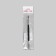 Acryl-gel brush, petal, 18 cm, d-5 × 17 mm, black/silver color