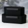 Black Pattern jewelry box for jewelry, set of 2 pcs.