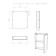 Mirror Bathroom Cabinet Iceberg Norm 60, 1 door