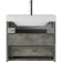 Domino Tumba Karlo under the Classica 50 sink, suspended, concrete, with 1 box