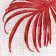 Decor shine "Palm leaves" 20 cm, mix
