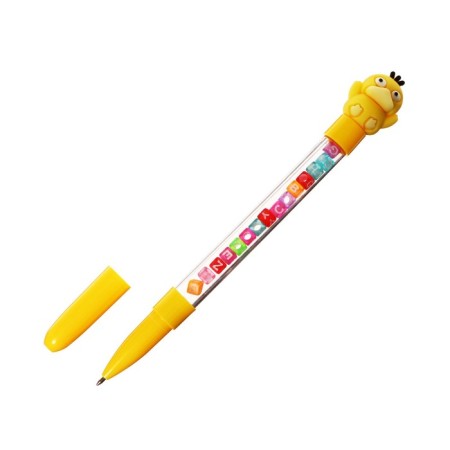 Gel pen- joke, with cubes, "duck", mix-1