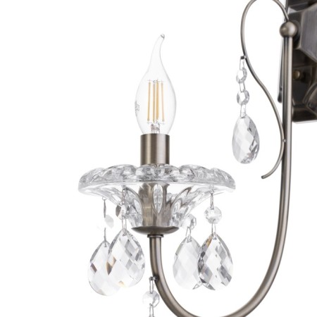 Lamp wall -upbram Eristum 13x27x47, 1x60W E14, bronze-4