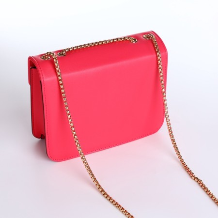 Female bag on a magnet, small size, pink color-5