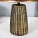 Jolani lamp E14 40W Black with a golden patina 23x23x36.5 cm Risalux
