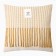 Pillowcase decorative Ethel Scandil, 45x 45cm, yellow color, cotton