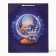 Gift package "Glass Ball", on blue, 26 x 32 x 12 cm